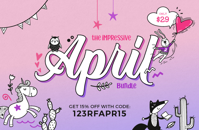 96% OFF 74 Fonts & 2,400+ Graphics from TheHungryJPEG!